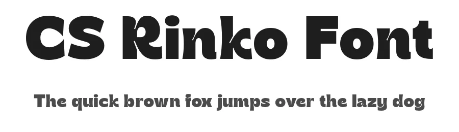 CS Rinko Font by craftsupplyco — Display Font