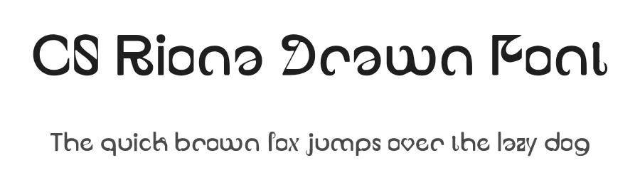 CS Riona Drawn Font by craftsupplyco — Sans Serif Font