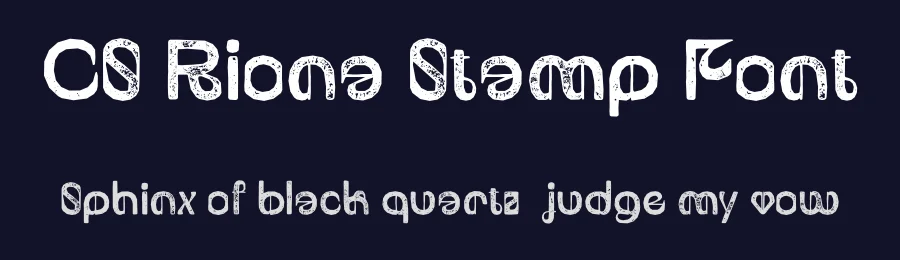CS Riona Stamp Font by craftsupplyco — Display Font — thumbnail 2
