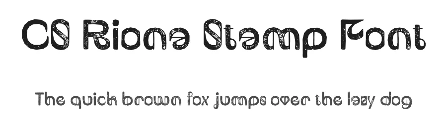 CS Riona Stamp Font by craftsupplyco — Display Font