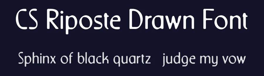 CS Riposte Drawn Font by craftsupplyco — Sans Serif Font — thumbnail 2