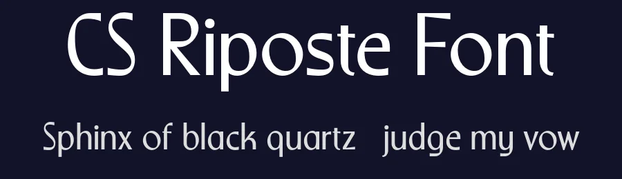 CS Riposte Font by Craft Supply Co. — Display Font — thumbnail 2