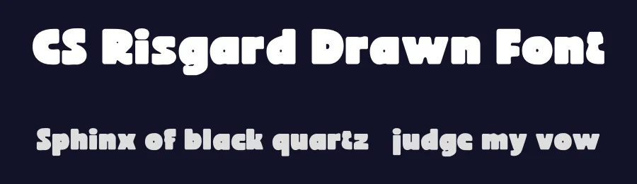 CS Risgard Drawn Font by craftsupplyco — Display Font — thumbnail 2