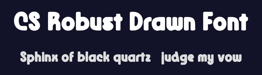 CS Robust Drawn Font by craftsupplyco — Display Font — thumbnail 2