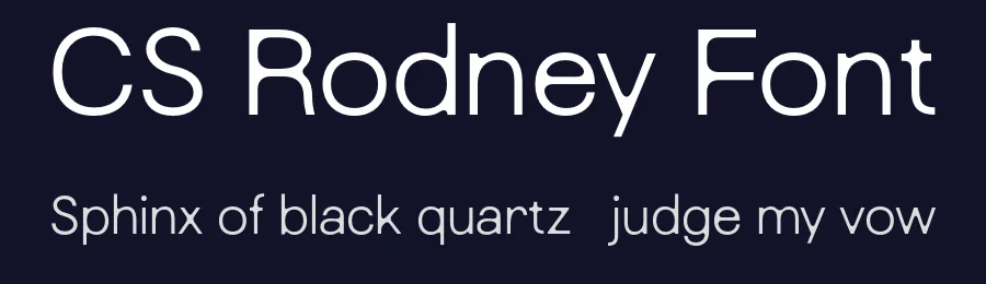CS Rodney Font by craftsupplyco — Sans Serif Font — thumbnail 2