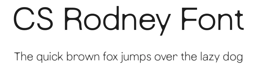 CS Rodney Font by craftsupplyco β Sans Serif Font