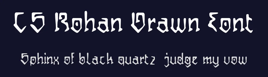 CS Rohan Drawn Font by craftsupplyco — Display Font — thumbnail 2