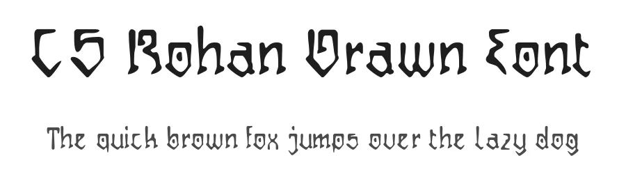 CS Rohan Drawn Font by craftsupplyco — Display Font
