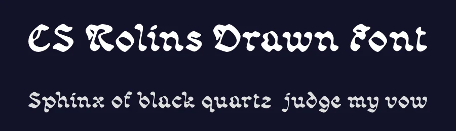 CS Rolins Drawn Font by craftsupplyco — Display Font — thumbnail 2