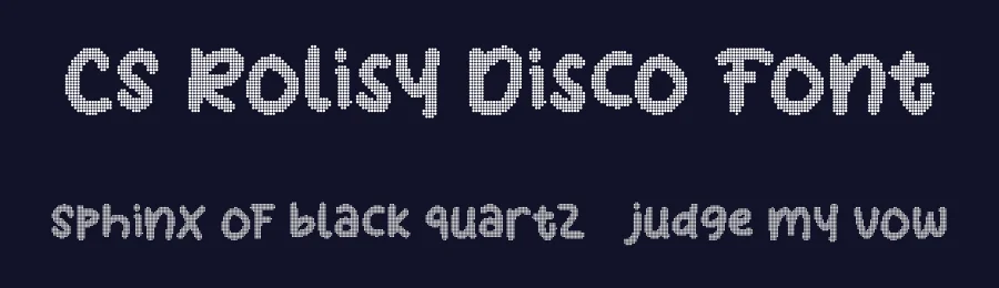 CS Rolisy Disco Font by craftsupplyco — Display Font — thumbnail 2