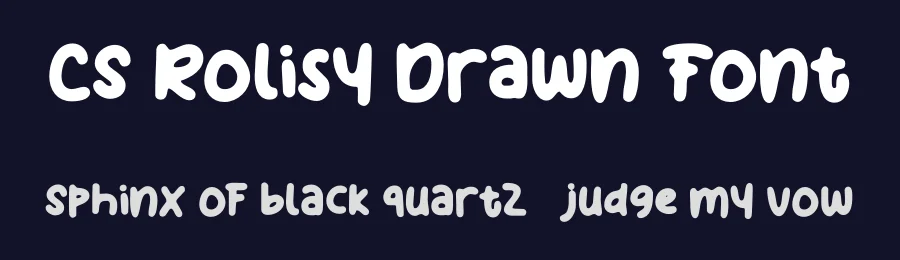 CS Rolisy Drawn Font by craftsupplyco — Script Handwritten Font — thumbnail 2