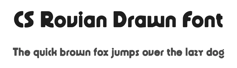 CS Rovian Drawn Font by craftsupplyco — Sans Serif Font