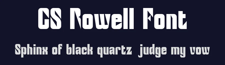 CS Rowell Font by craftsupplyco — Display Font — thumbnail 2