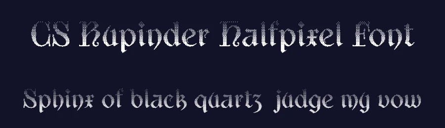 CS Rupinder Halfpixel Font by craftsupplyco — Display Font — thumbnail 2