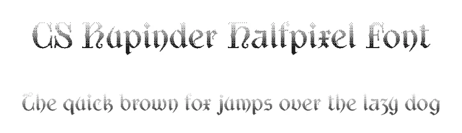CS Rupinder Halfpixel Font by craftsupplyco — Display Font