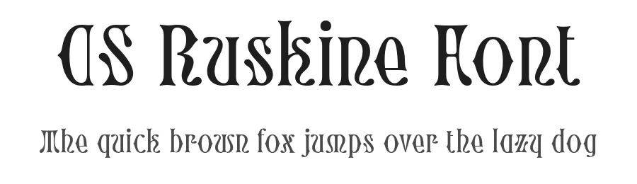 CS Ruskine Font by craftsupplyco — Display Font