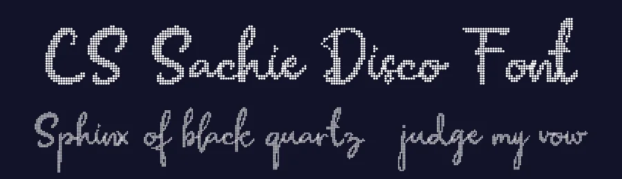 CS Sachie Disco Font by craftsupplyco — Script Handwritten Font — thumbnail 2