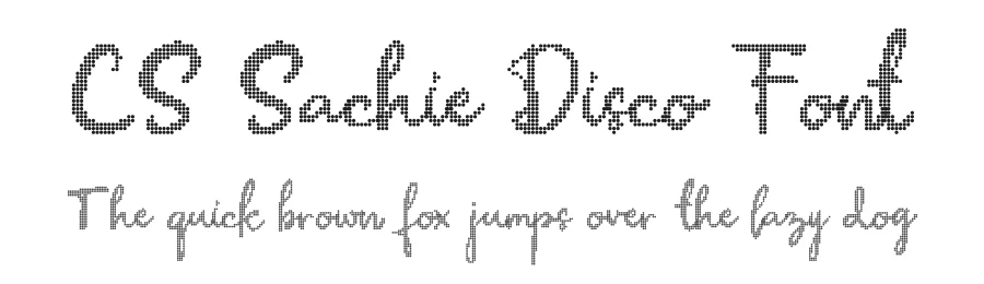 CS Sachie Disco Font by craftsupplyco — Script Handwritten Font