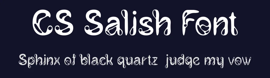 CS Salish Font by craftsupplyco — Display Font — thumbnail 2