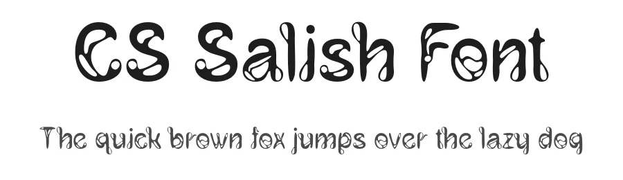 CS Salish Font by craftsupplyco — Display Font