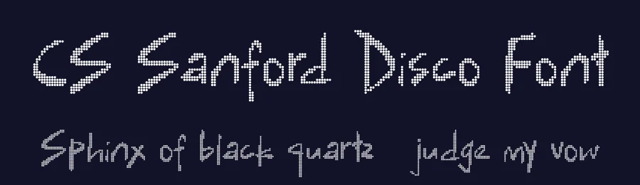CS Sanford Disco Font by craftsupplyco — Display Font — thumbnail 2