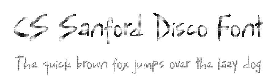 CS Sanford Disco Font by craftsupplyco — Display Font