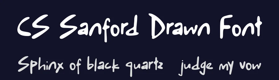 CS Sanford Drawn Font by craftsupplyco — Script Handwritten Font — thumbnail 2