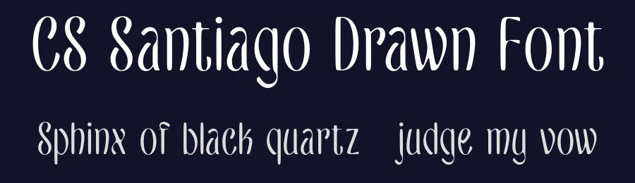 CS Santiago Drawn Font by craftsupplyco — Sans Serif Font — thumbnail 2