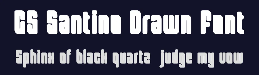 CS Santino Drawn Font by craftsupplyco — Sans Serif Font — thumbnail 2
