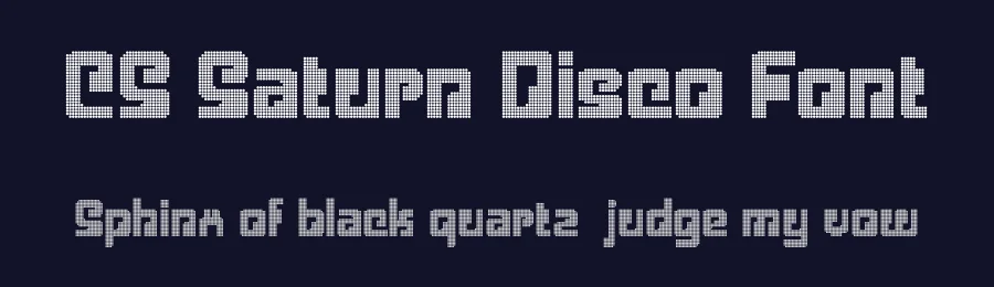 CS Saturn Disco Font by craftsupplyco — Display Font — thumbnail 2