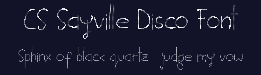 CS Sayville Disco Font by craftsupplyco — Script Handwritten Font — thumbnail 2