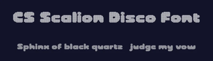 CS Scalion Disco Font by craftsupplyco — Display Font — thumbnail 2