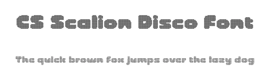 CS Scalion Disco Font by craftsupplyco — Display Font