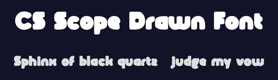 CS Scope Drawn Font by craftsupplyco — Sans Serif Font — thumbnail 2