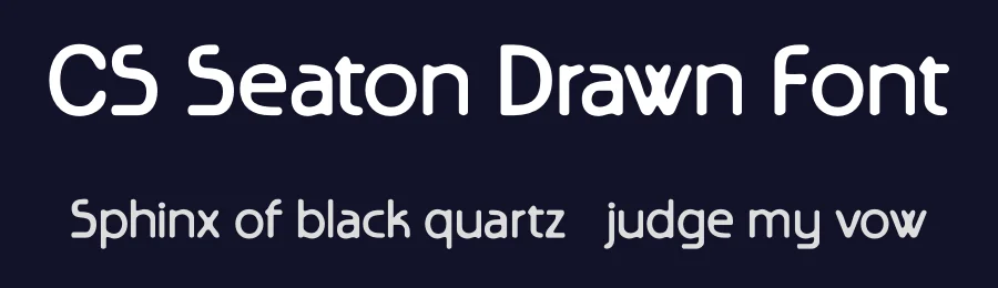 CS Seaton Drawn Font by craftsupplyco — Sans Serif Font — thumbnail 2