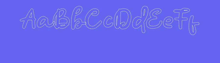 CS Selika Dashed Font by craftsupplyco — Script Handwritten Font — thumbnail 3