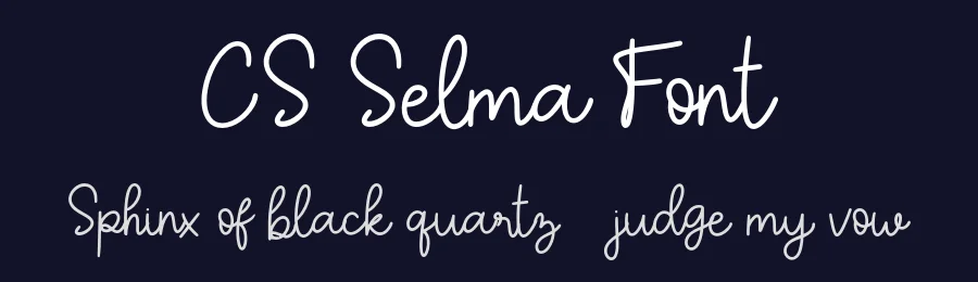 CS Selma Font by craftsupplyco — Script Handwritten Font — thumbnail 2