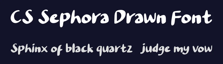CS Sephora Drawn Font by craftsupplyco — Script Handwritten Font — thumbnail 2