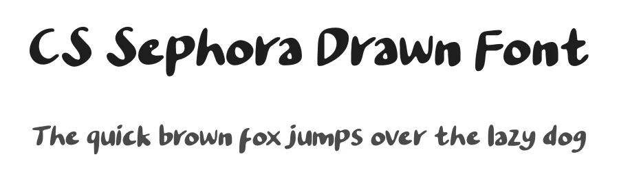 CS Sephora Drawn Font by craftsupplyco — Script Handwritten Font