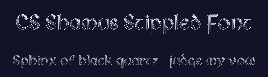 CS Shamus Stippled Font by craftsupplyco — Script Handwritten Font — thumbnail 2