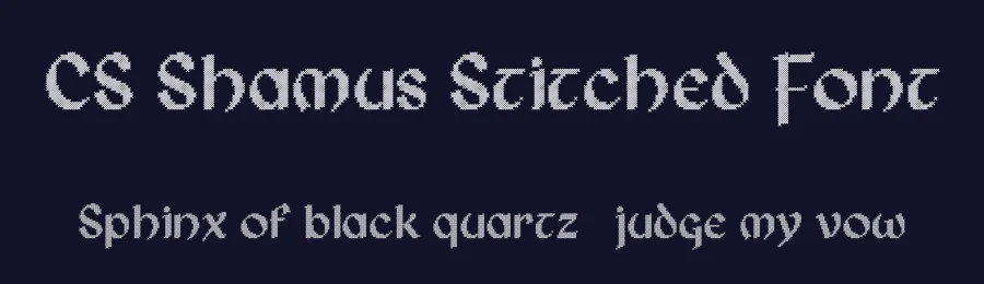 CS Shamus Stitched Font by craftsupplyco — Script Handwritten Font — thumbnail 2
