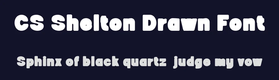 CS Shelton Drawn Font by craftsupplyco — Sans Serif Font — thumbnail 2