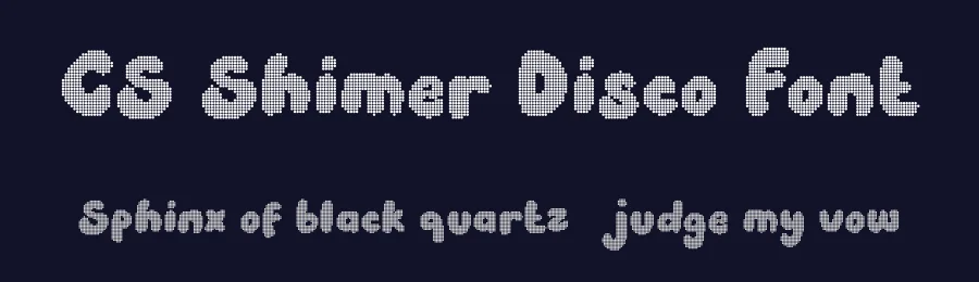 CS Shimer Disco Font by craftsupplyco — Display Font — thumbnail 2