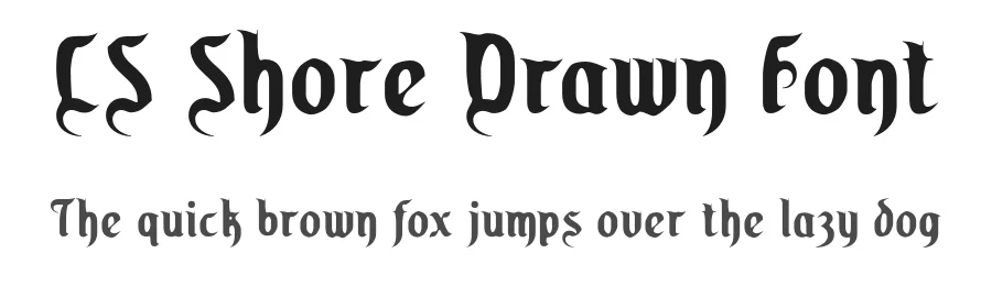 CS Shore Drawn Font by craftsupplyco — Display Font