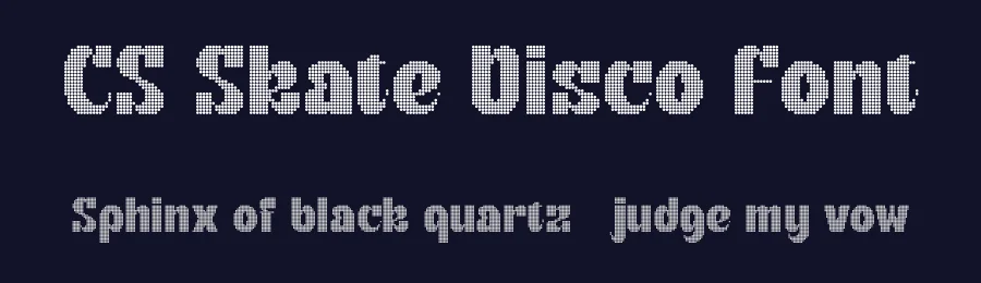 CS Skate Disco Font by craftsupplyco — Display Font — thumbnail 2