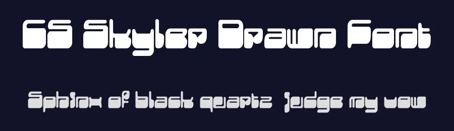 CS Skyler Drawn Font by craftsupplyco — Display Font — thumbnail 2