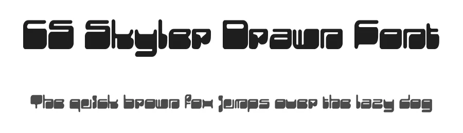 CS Skyler Drawn Font by craftsupplyco — Display Font