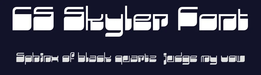CS Skyler Font by craftsupplyco — Display Font — thumbnail 2