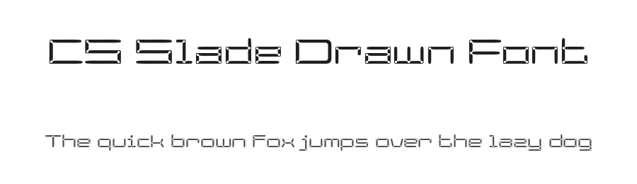 CS Slade Drawn Font by craftsupplyco — Display Font