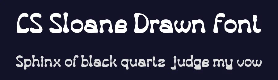 CS Sloane Drawn Font by craftsupplyco — Display Font — thumbnail 2